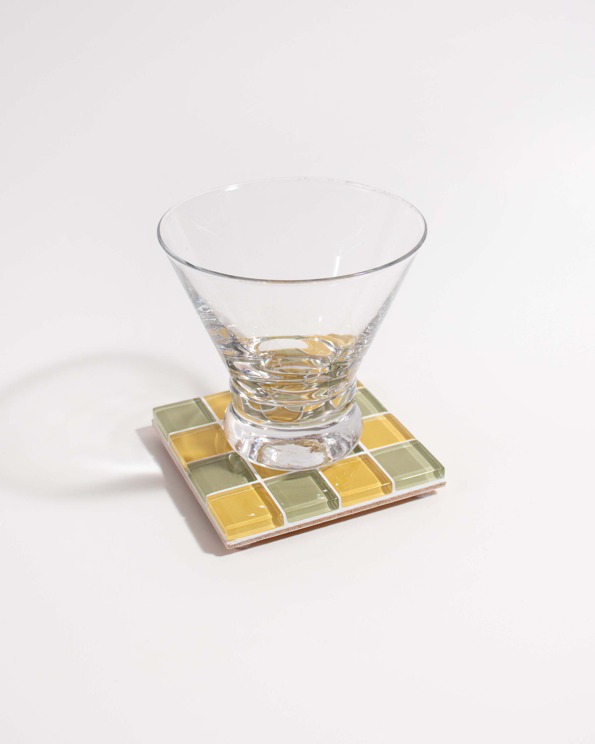 GLASS TILE COASTER - Sunflower