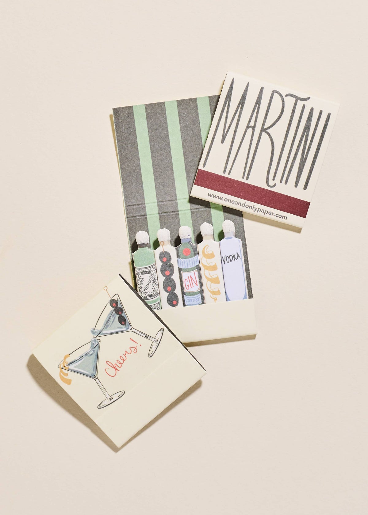 Martini Printed Matchbooks