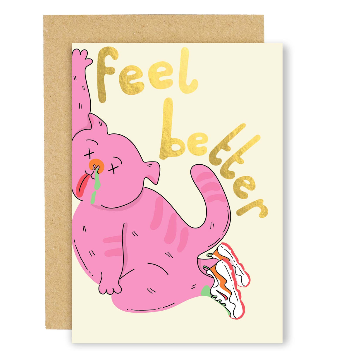 I&#39;m Fine! Get well soon card