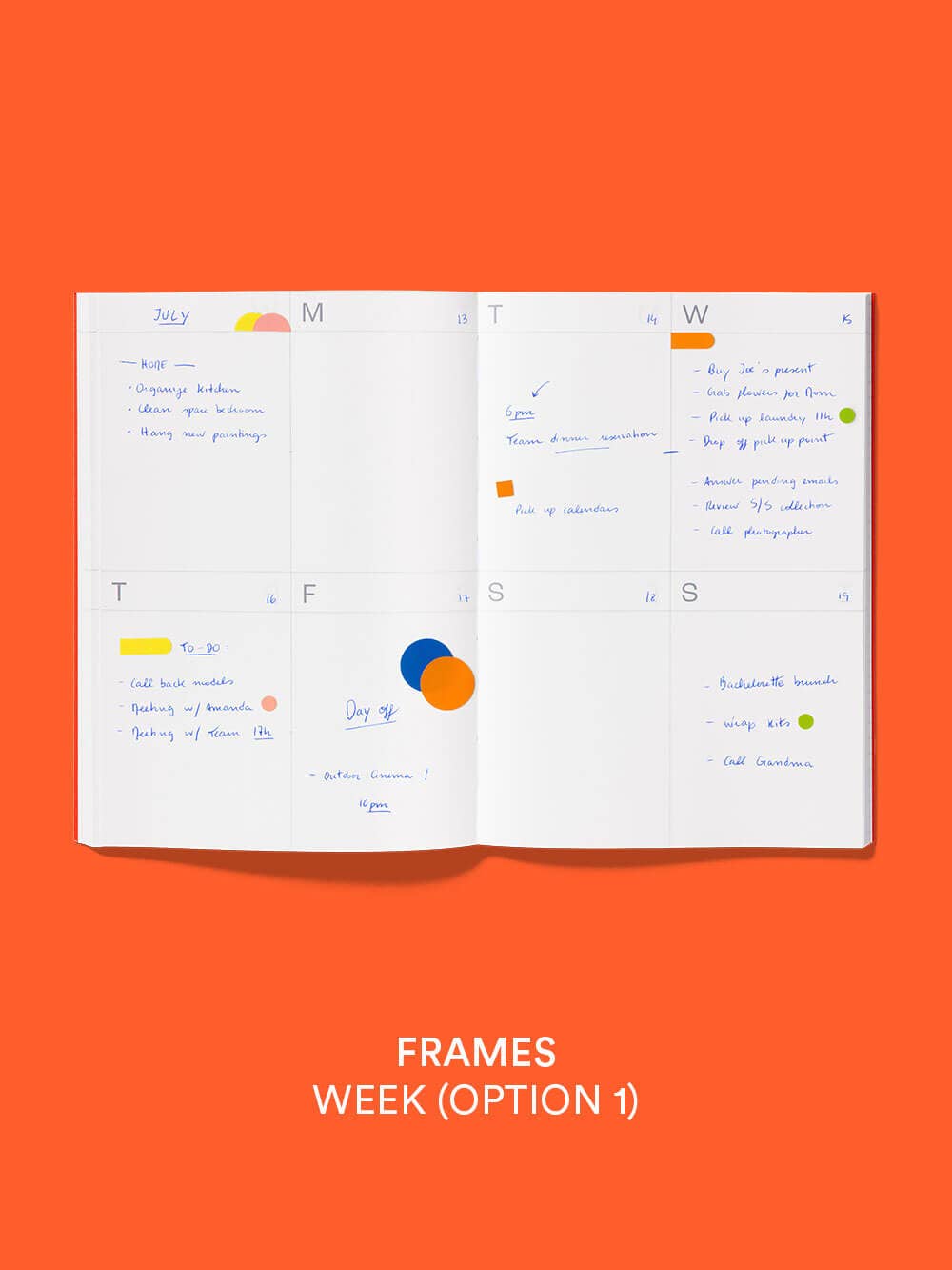 Undated Planner: Sand / Frames