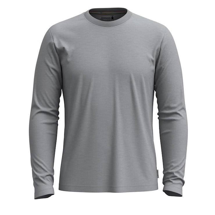 M’s Perfect LS Tee - Light Heather Grey