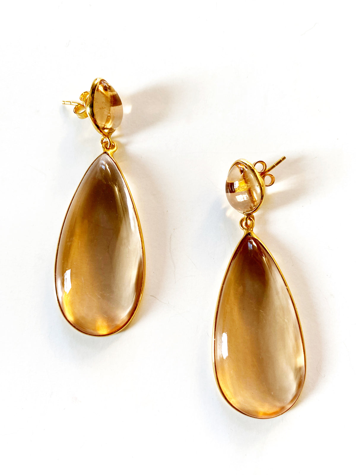 NANCY EARRINGS CHAMPAGNE