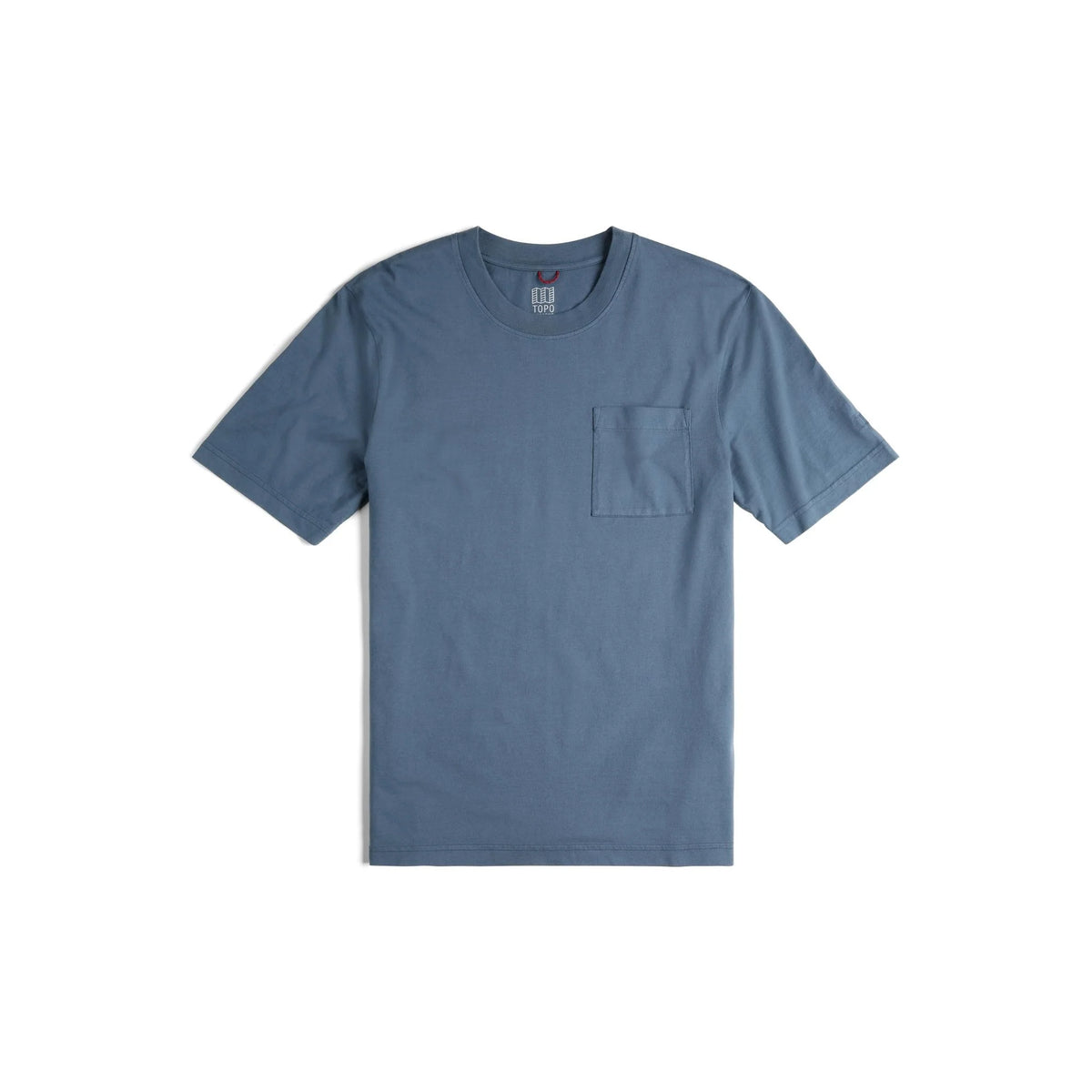 Topo: Dirt Pocket Tee (Stone Blue)