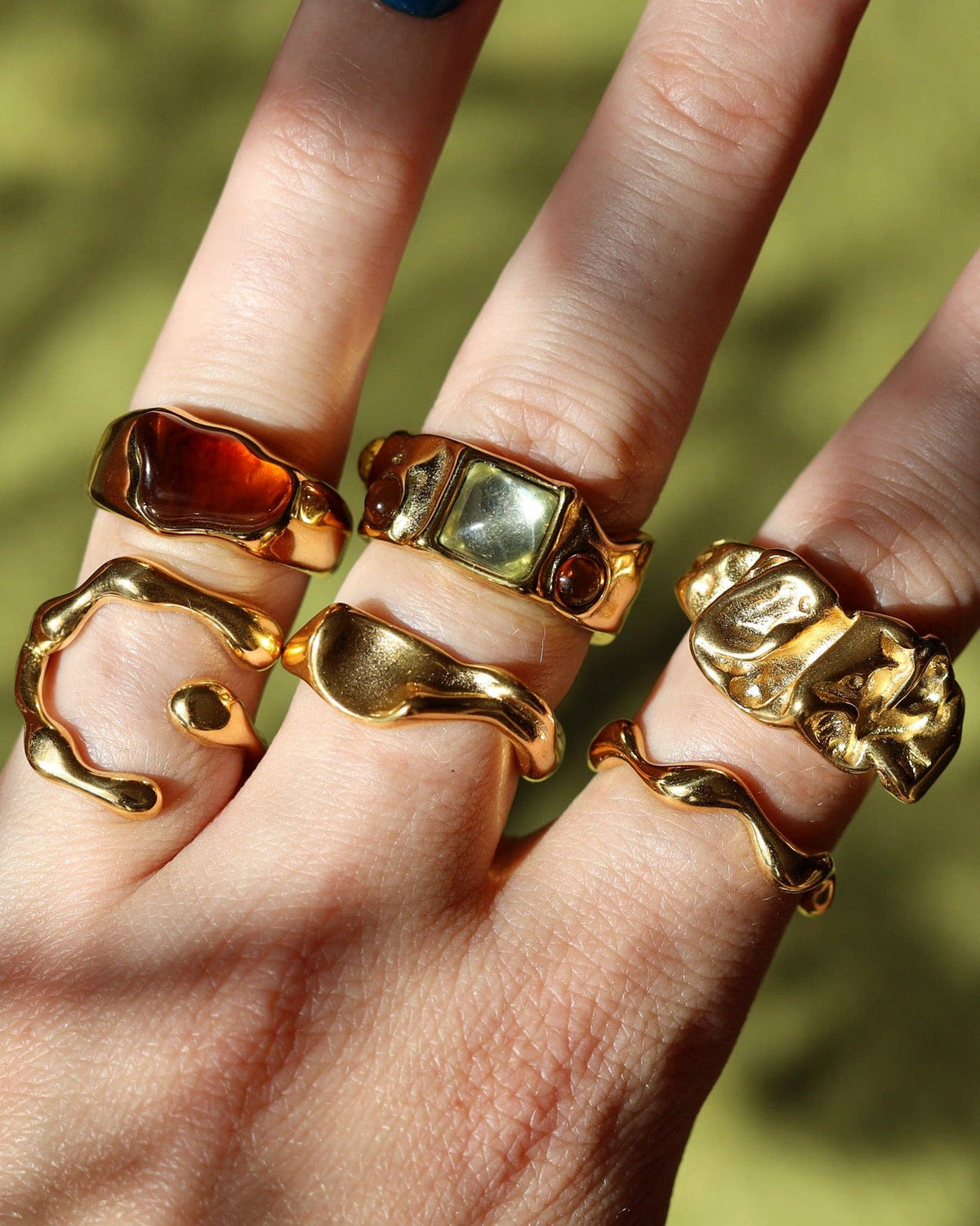 Bennett - Liquid Gold Ring
