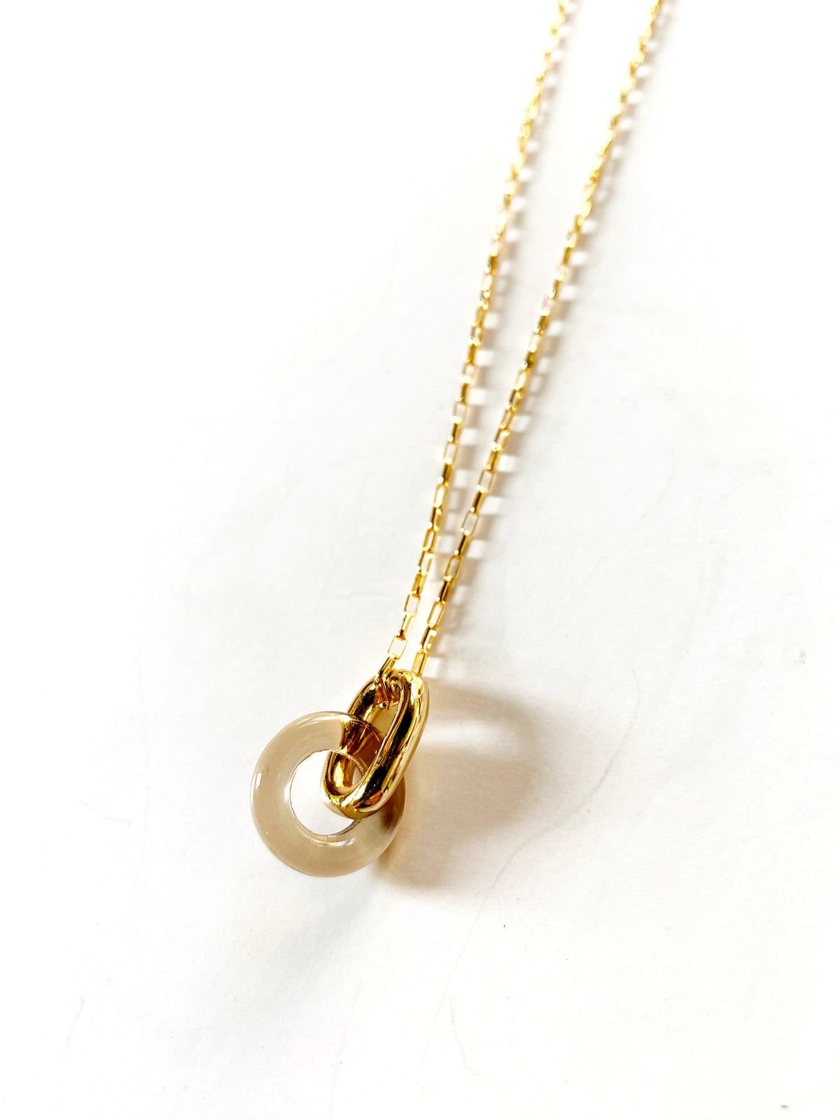 Anna Necklace - Tan: 16&quot;