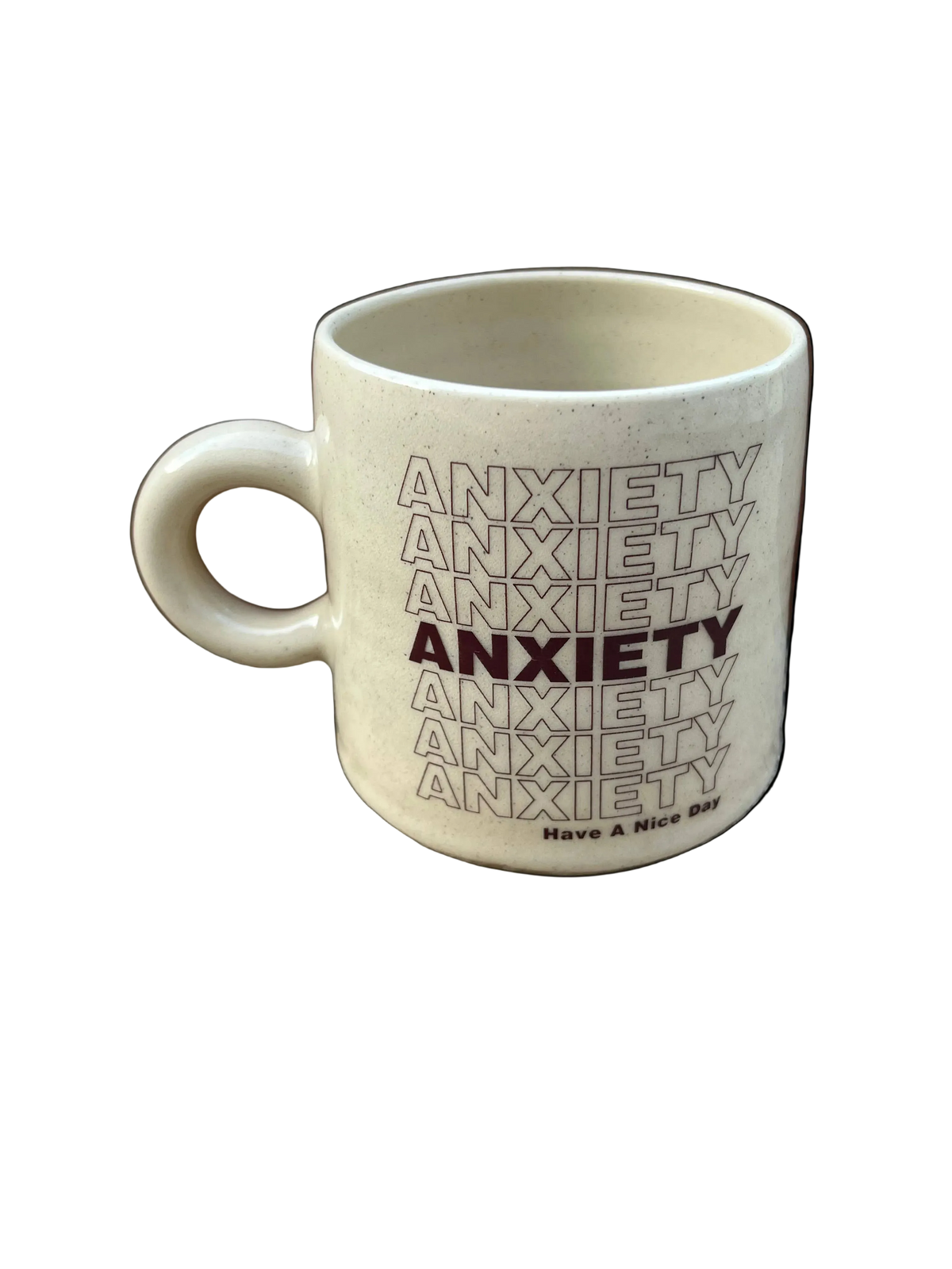 Mid-Century Mug :: Anxiety / Have a Nice Day