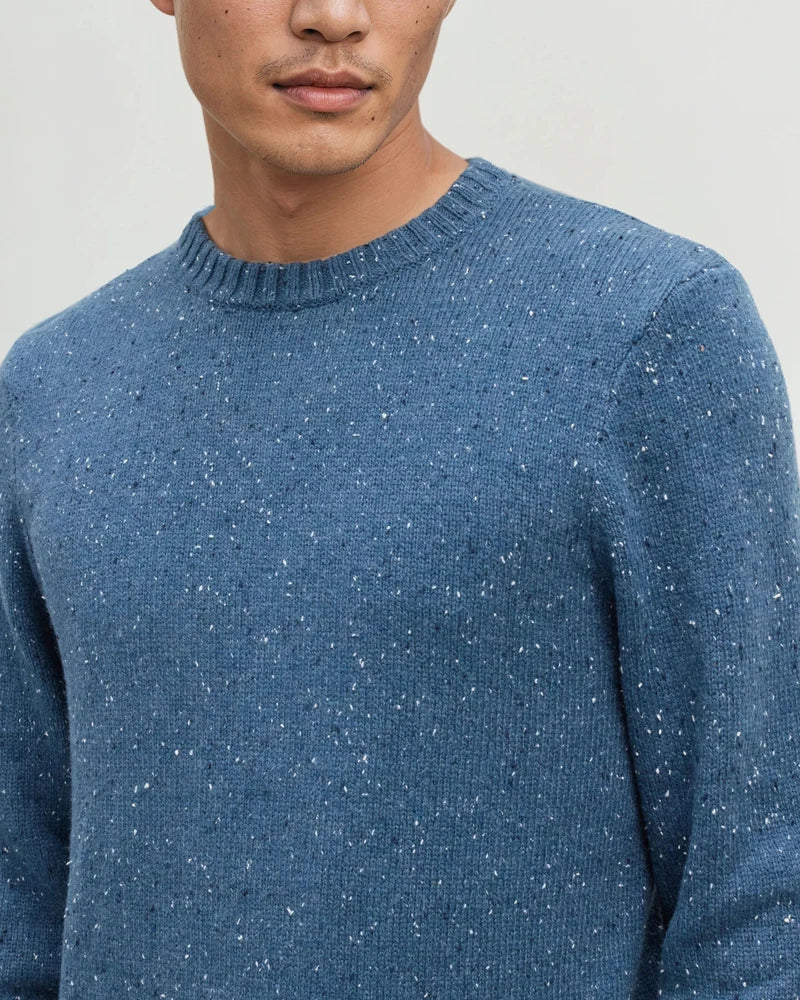 Rambler Fleck Sweater - Blue Horizon Fleck (F26)