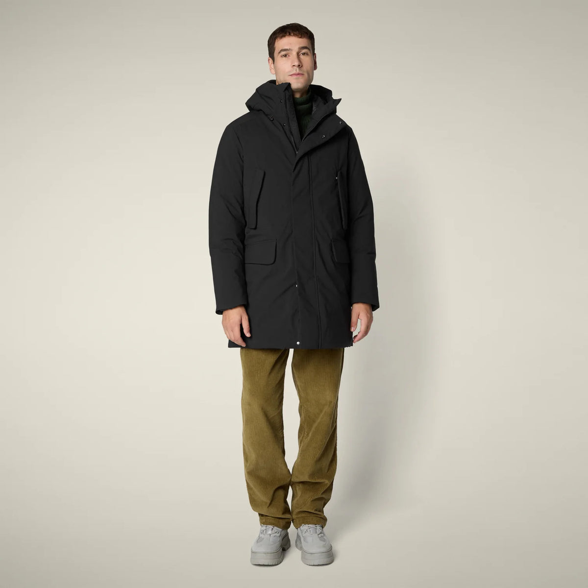 Wilson Hooded Coat - Black