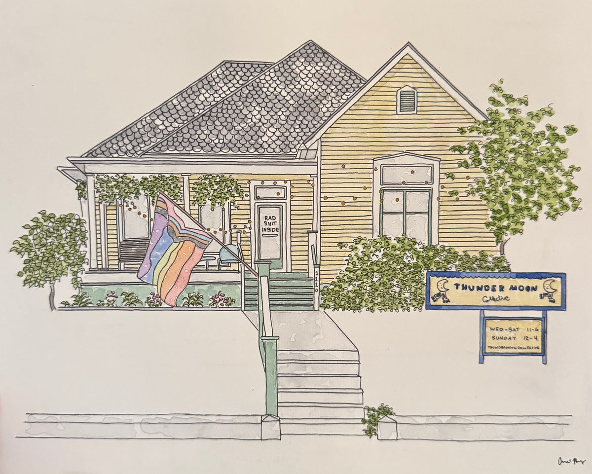 Thunder Moon House Print
