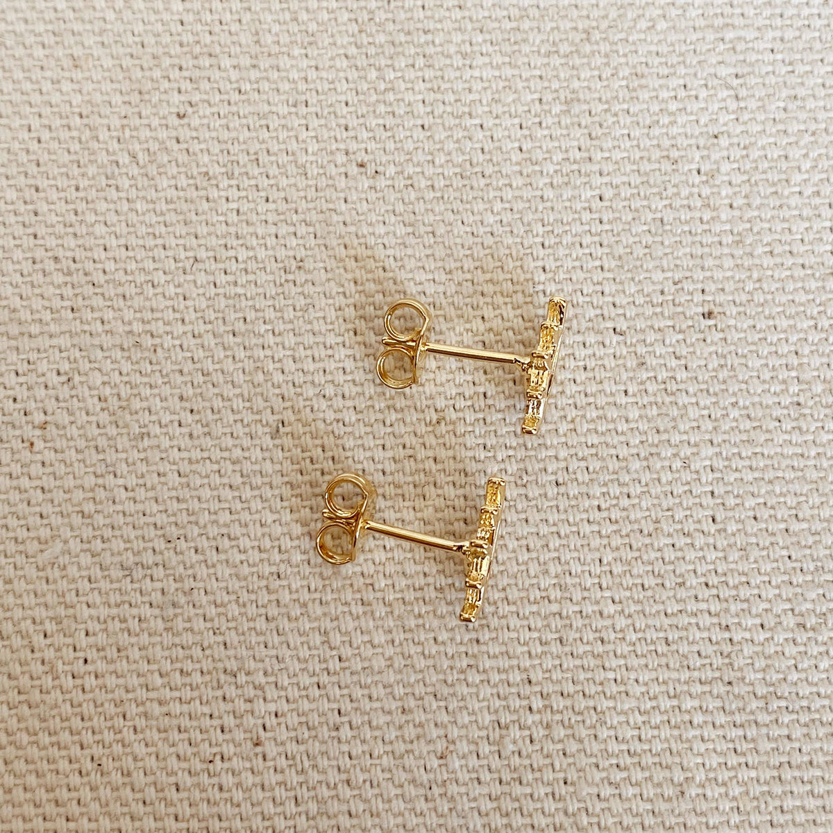 18k Gold Filled Eye Stud Earring SINGLE
