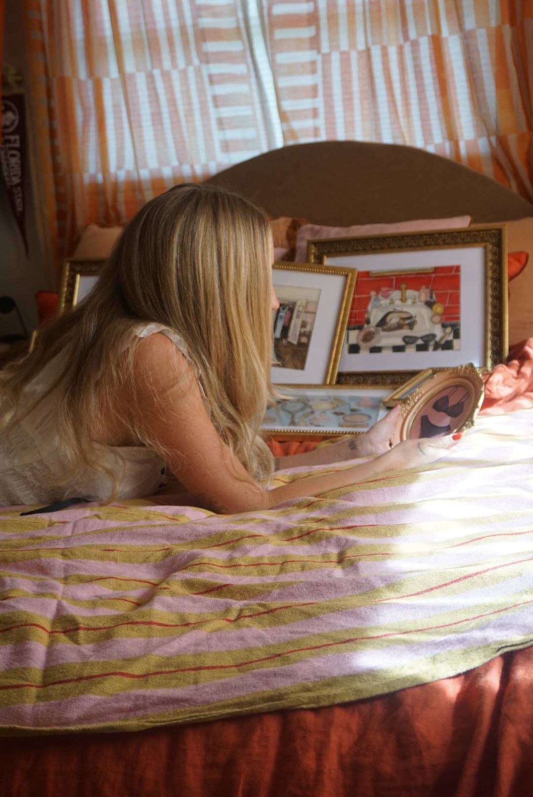 Getting Ready: black and pink Fine Art Print: 8x10