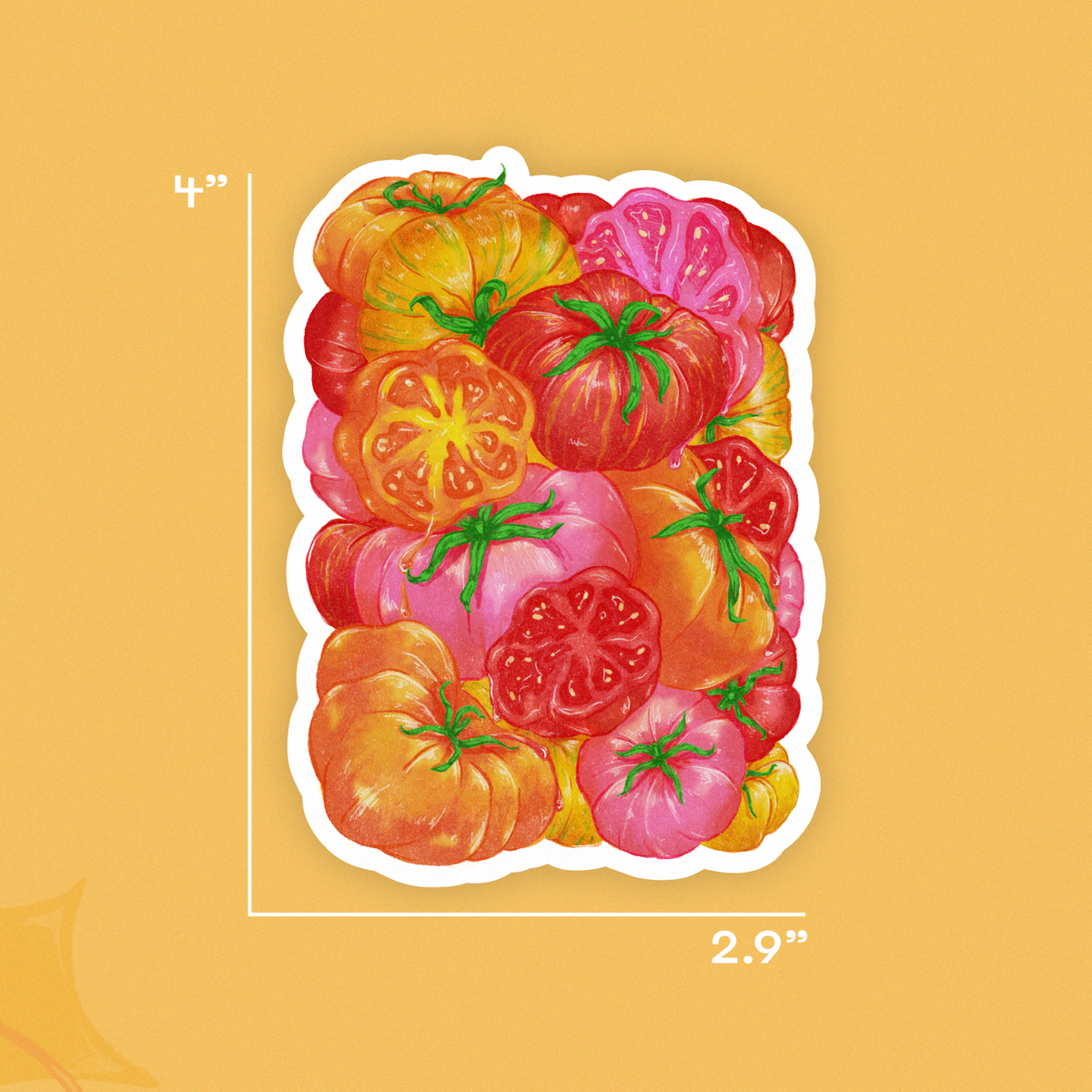 Tomato Season Sticker