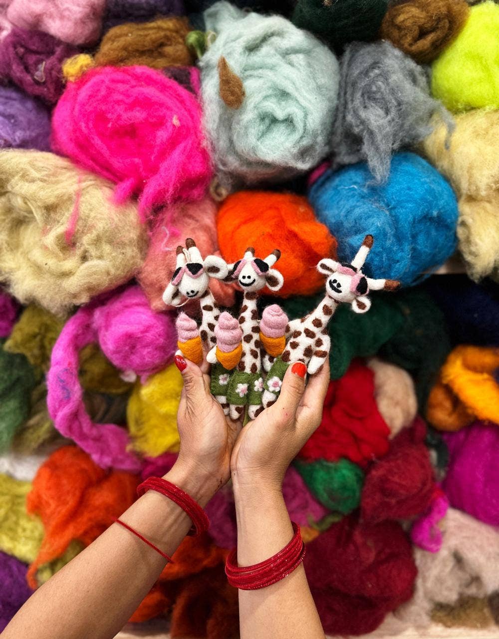 Felt Ginny the Giraffe Safari Ornament
