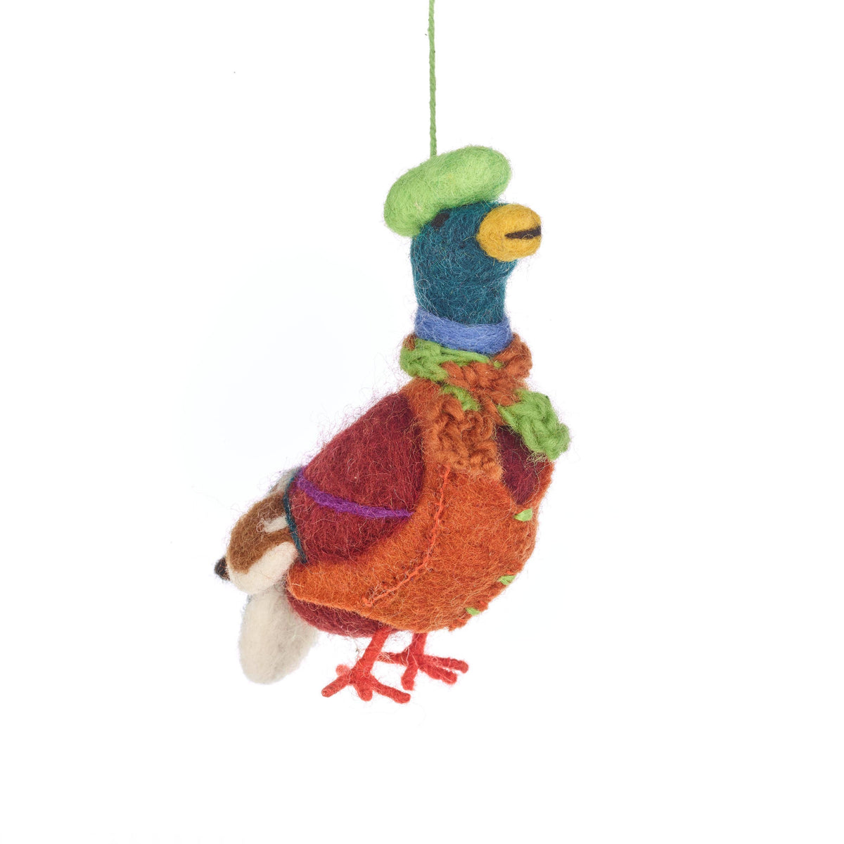 Felt Master Mallard the Duck Ornament