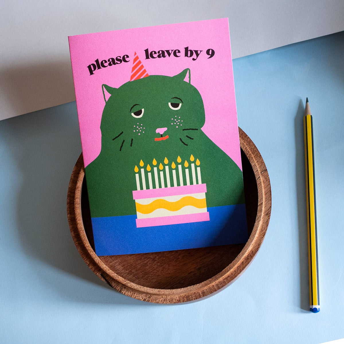 Grumpy Cat Funny Birthday Card: Bio Cello