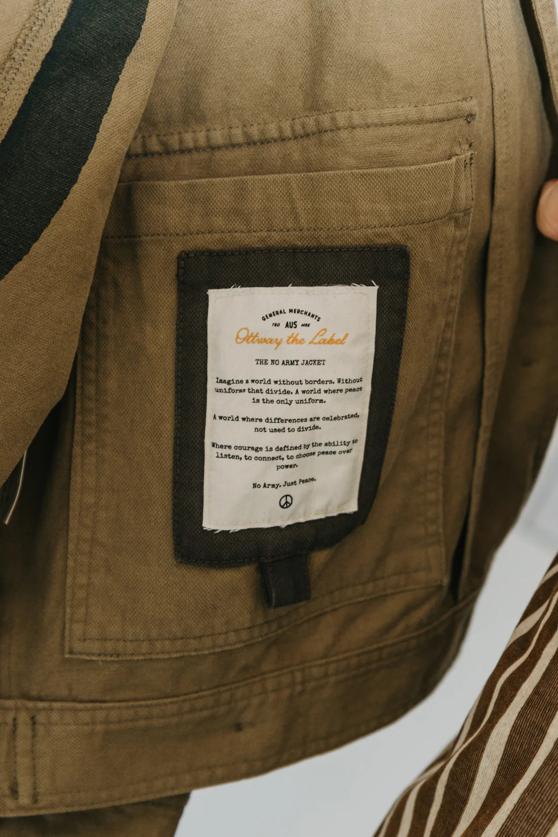 The No Army Jacket *Unisex