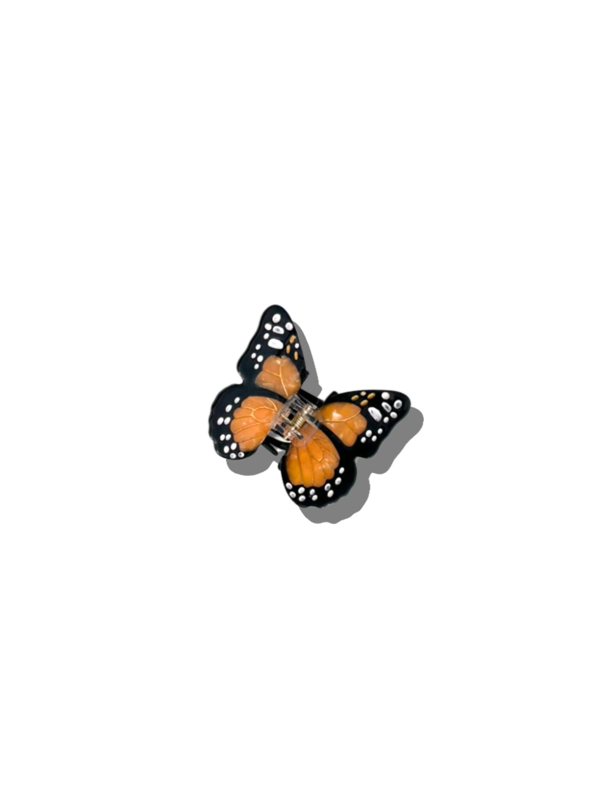 Hand-painted Mini Monarch Claw Hair Clip
