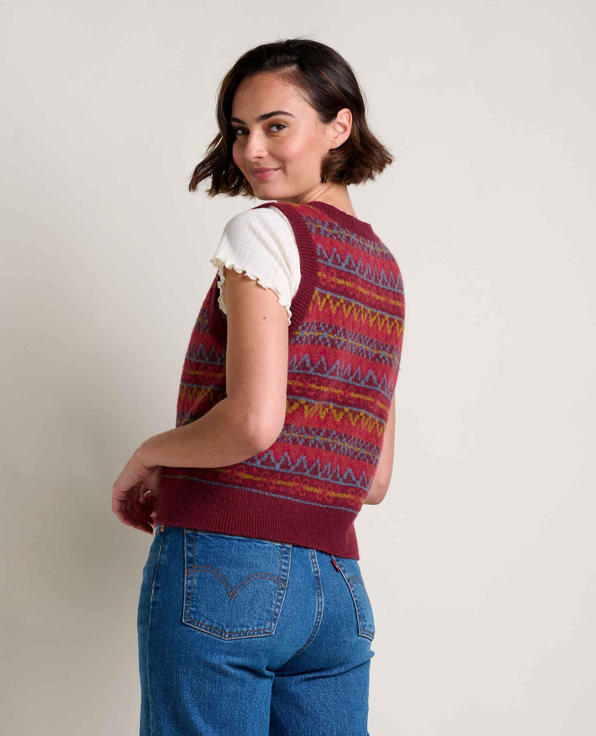 W’s Wasatch Sweater Vest - Sundown