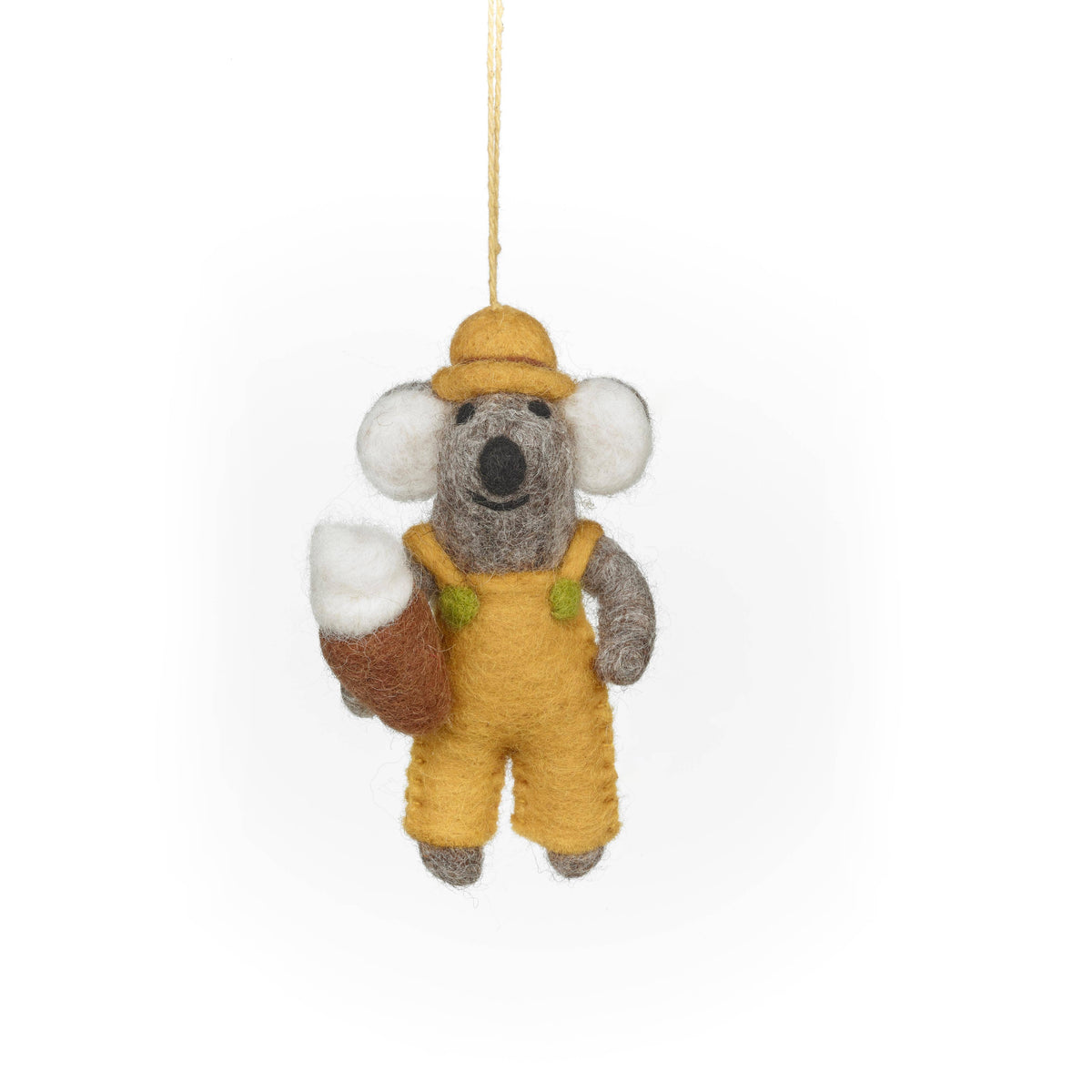 Handmade Felt Kobe the Koala Safari Hanging Decoration