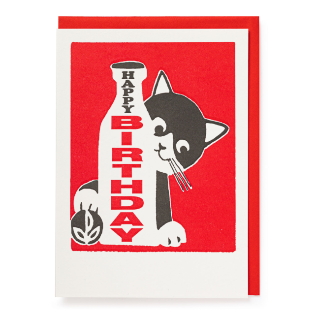 Happy Birthday Cat | Birthday - Greeting Card