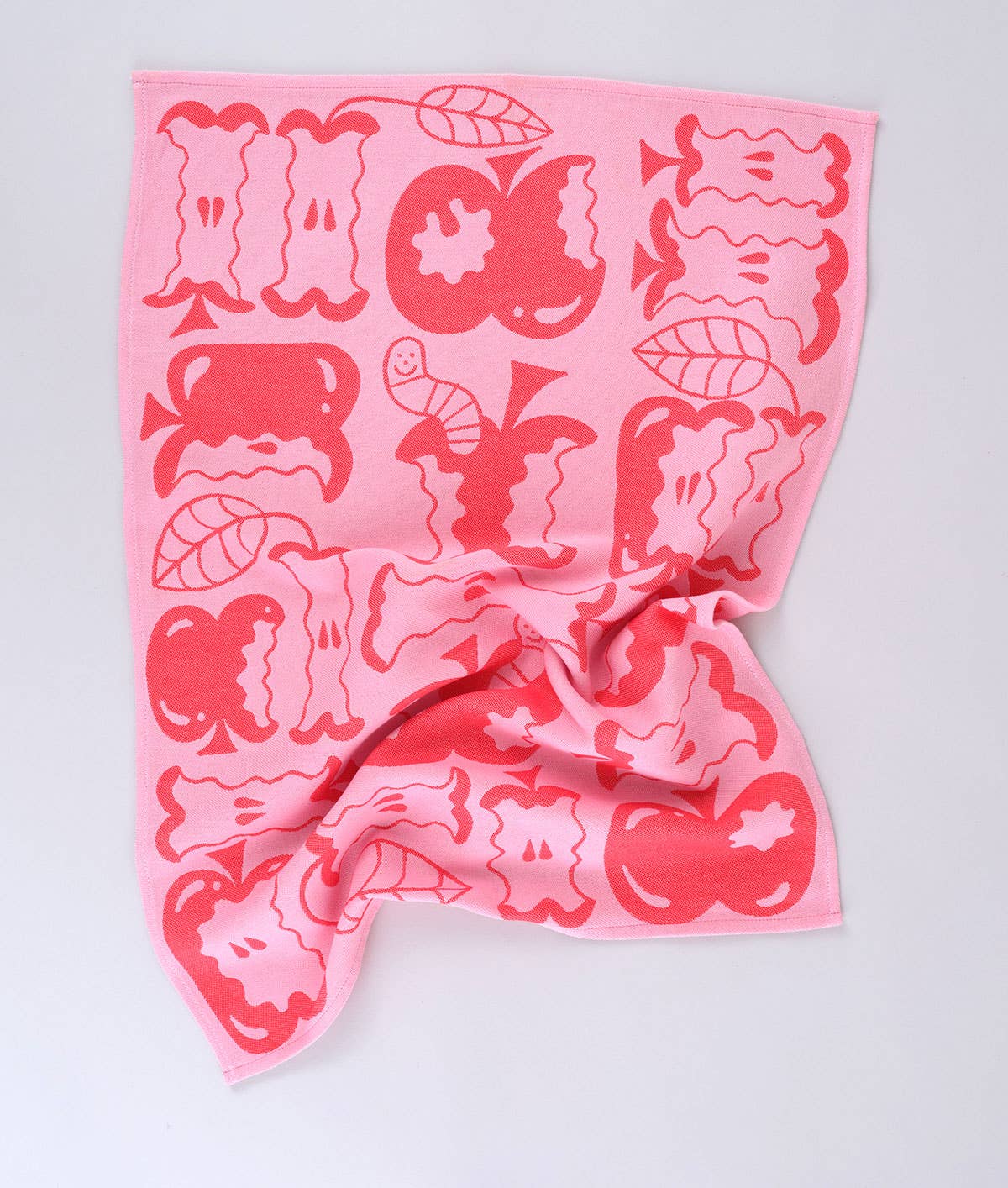 An Apple A Day Woven Cotton Tea Towel