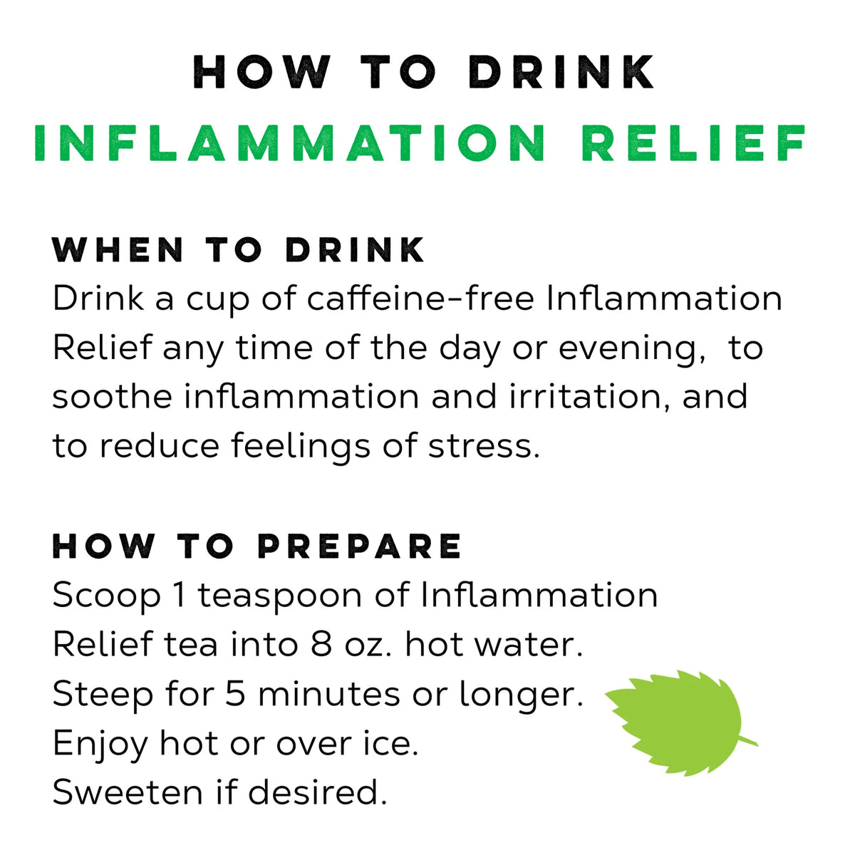 Inflammation Relief Tea