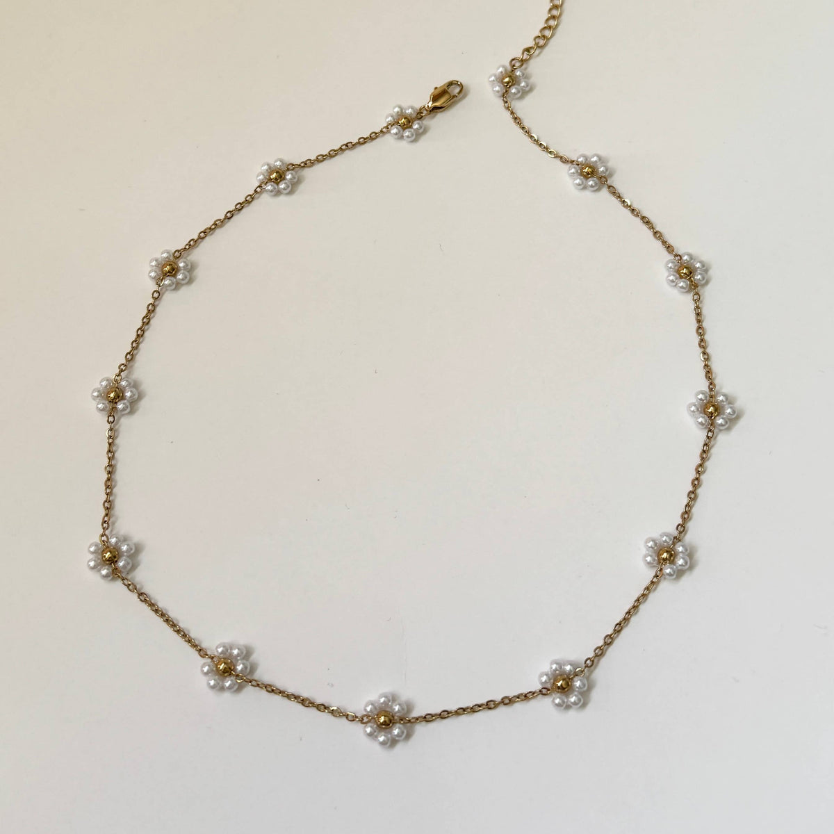 Pearl Flower Necklace