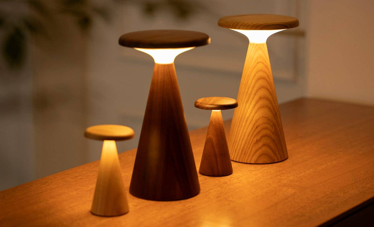 Sylva Table Lamp: Dark Walnut (Mini)