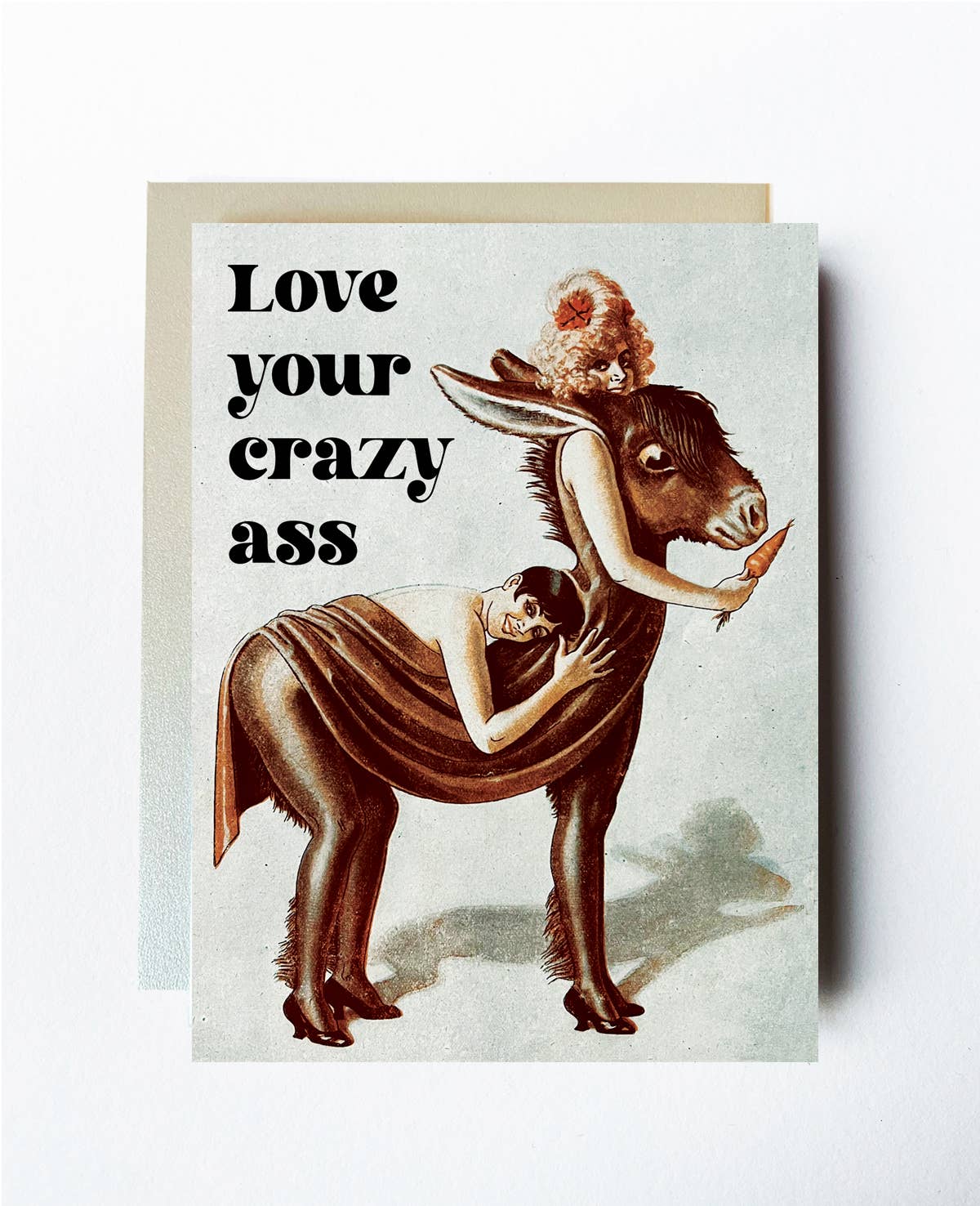 Love Your Ass Vintage  Card