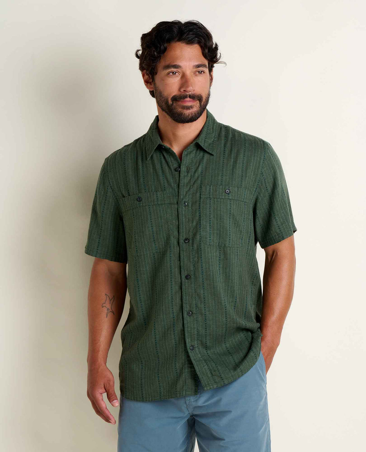 M’s Taj Hemp Shirt - Cilantro (S26)