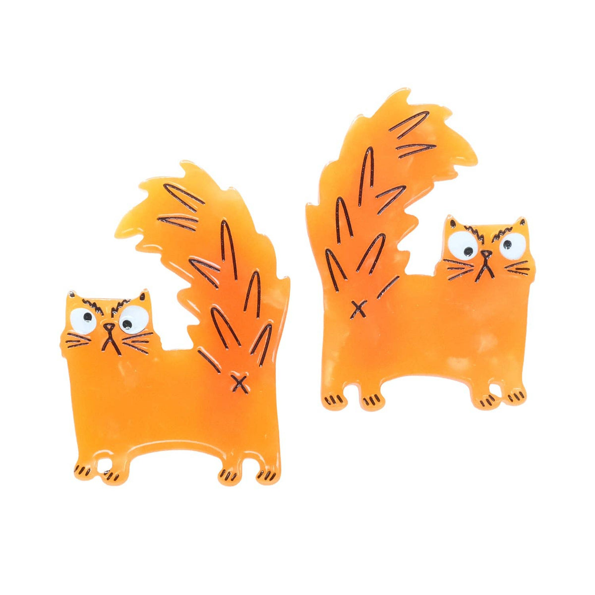 Azz Hole Angry Cat Hair Slide Clip sold SINGLE