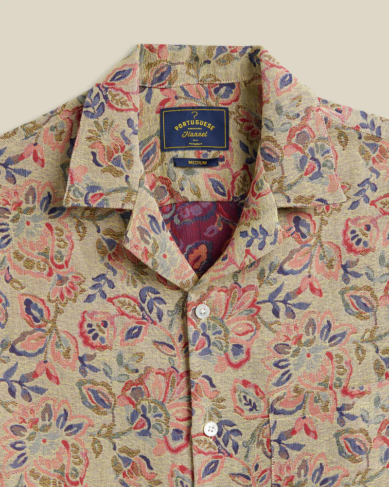 Tapestry Flowers Button Up (S26)
