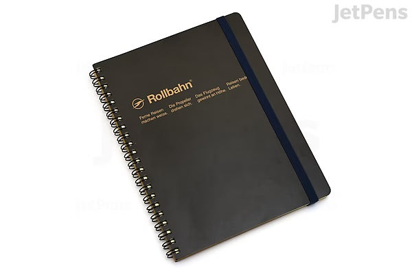 Rollbahn Spiral Notebook A5 (Black)