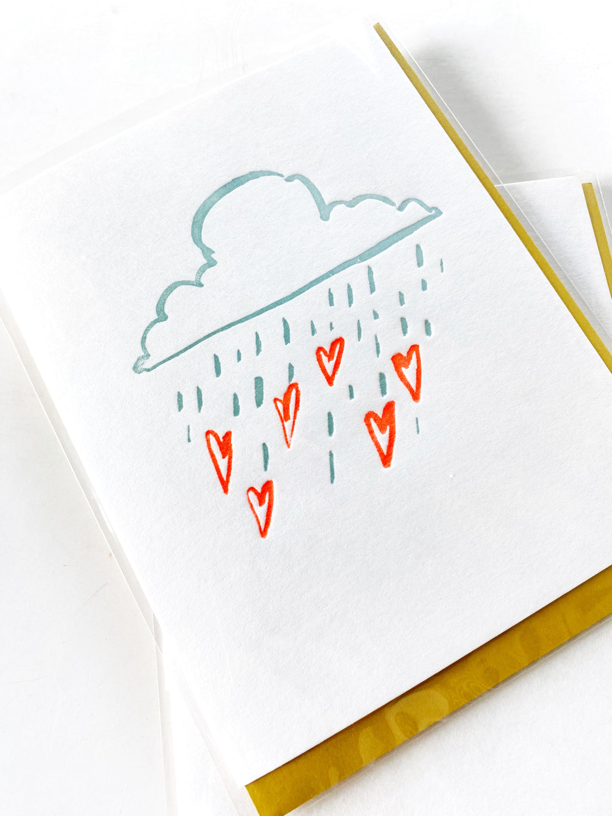 Clouds Rain Sympathy Card