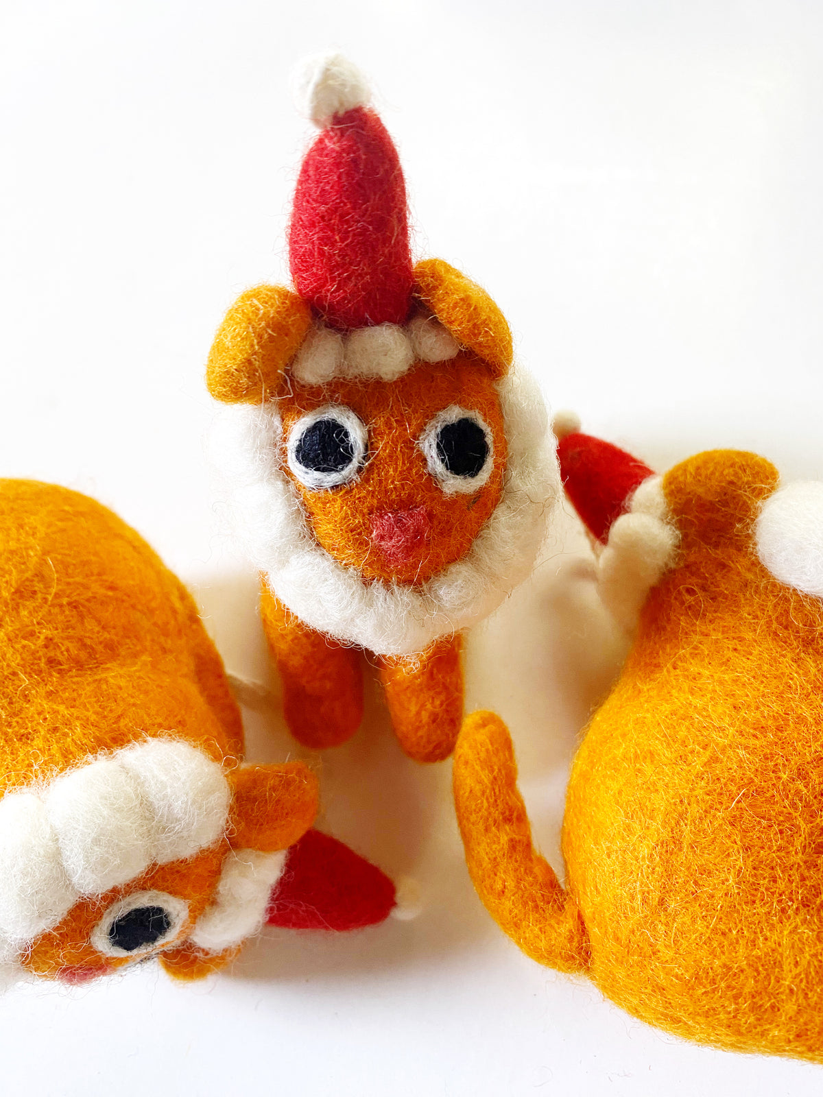 Claws Santa Cat Ornament