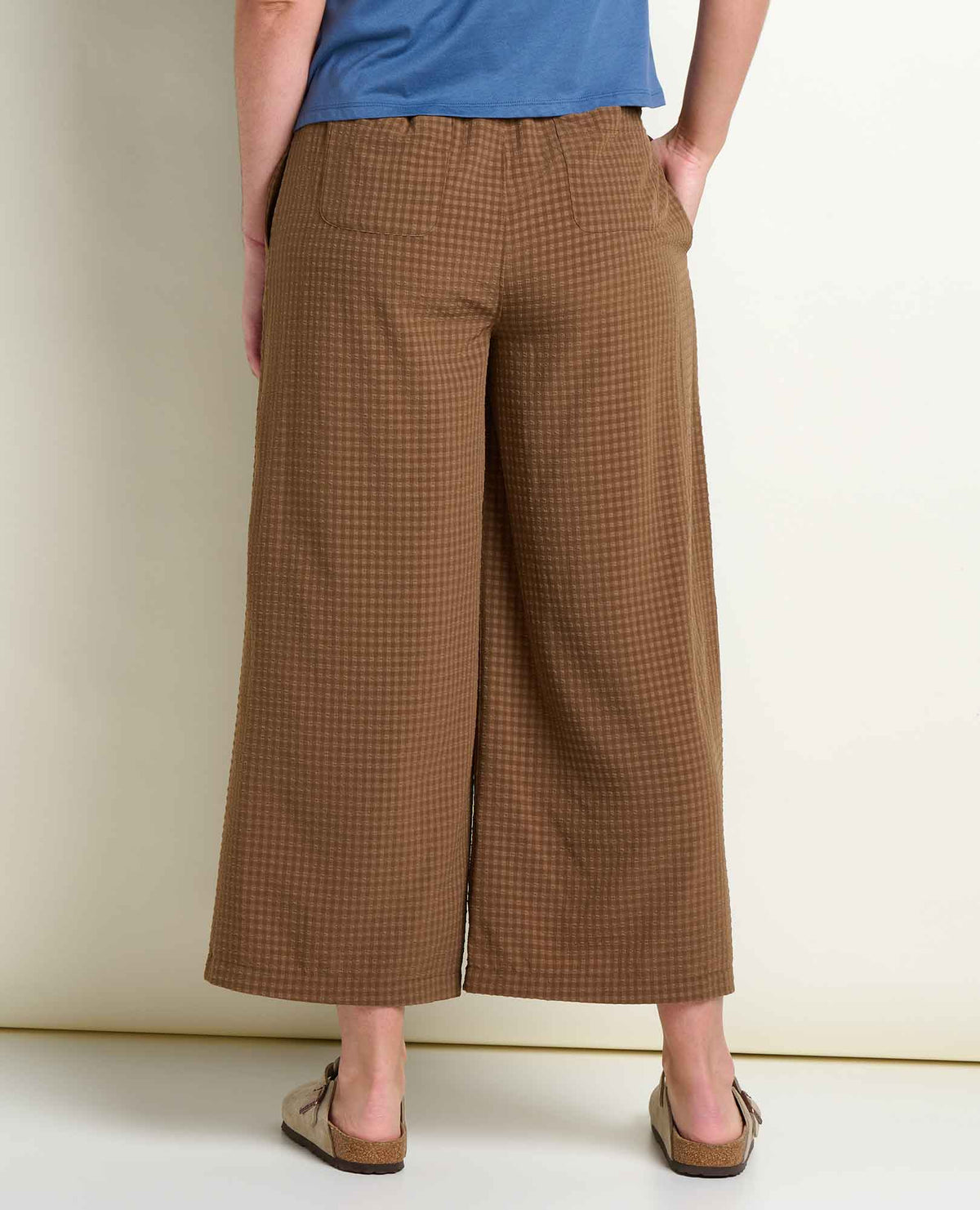 Sunkissed Wide Leg Crop Pant  - Earth Texture (S26)