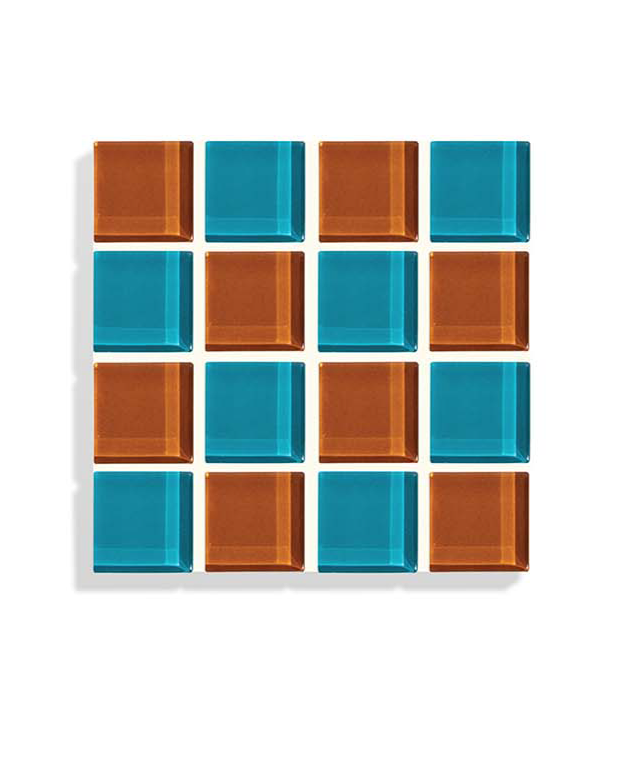 GLASS TILE COASTER - The Retro: Single
