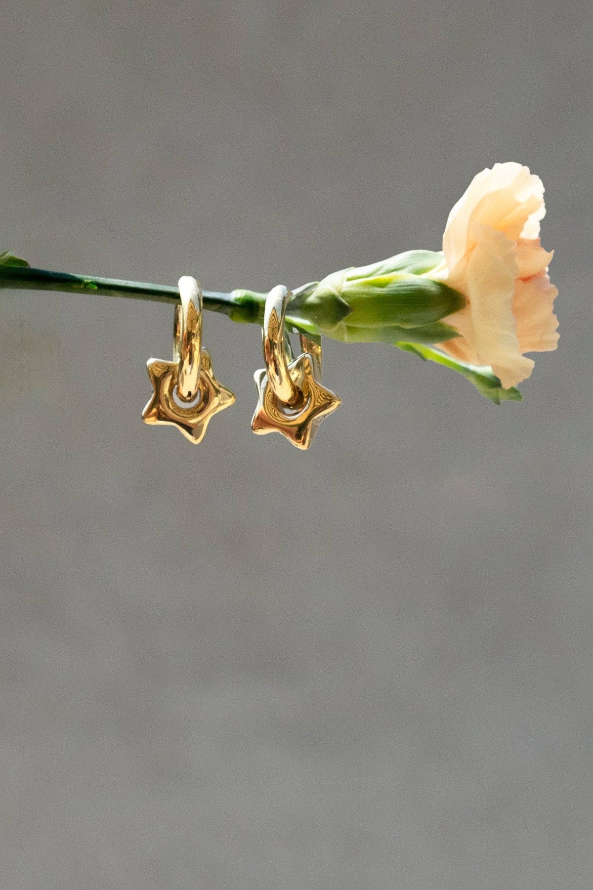 Estrella Hoops - 18K Gold Plated or Stainless Steel: Gold