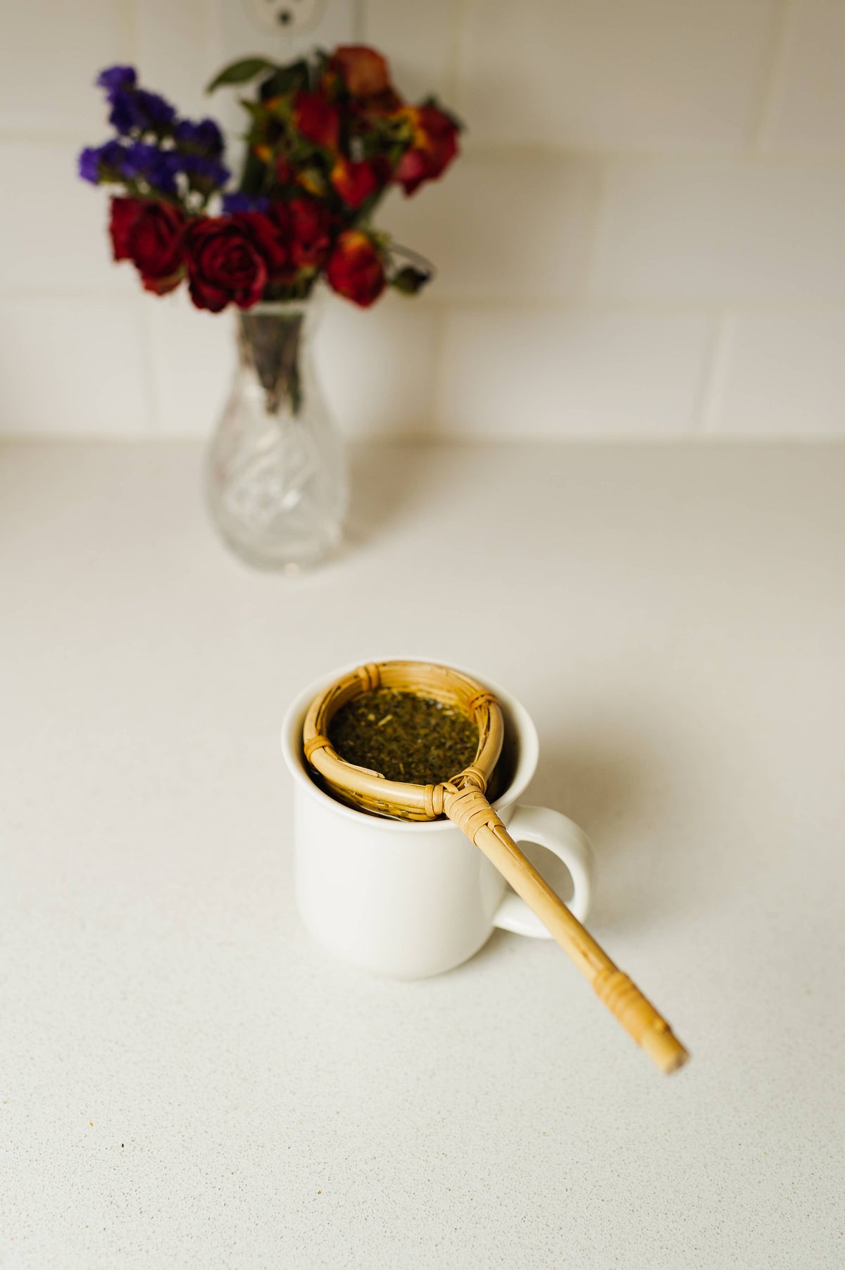 Bamboo Hand Woven Tea Strainer