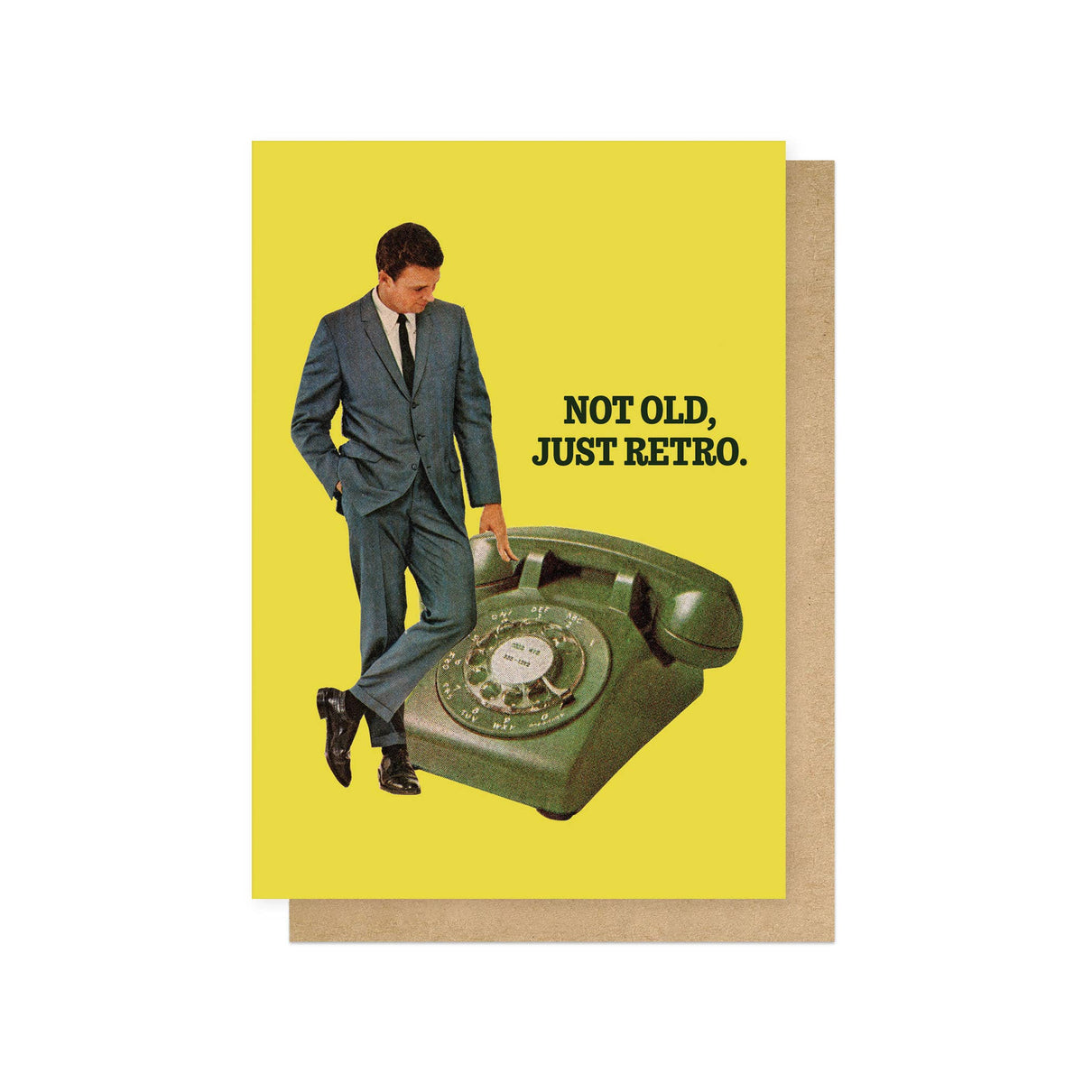 Retro Greetings Card: Bio-Cello