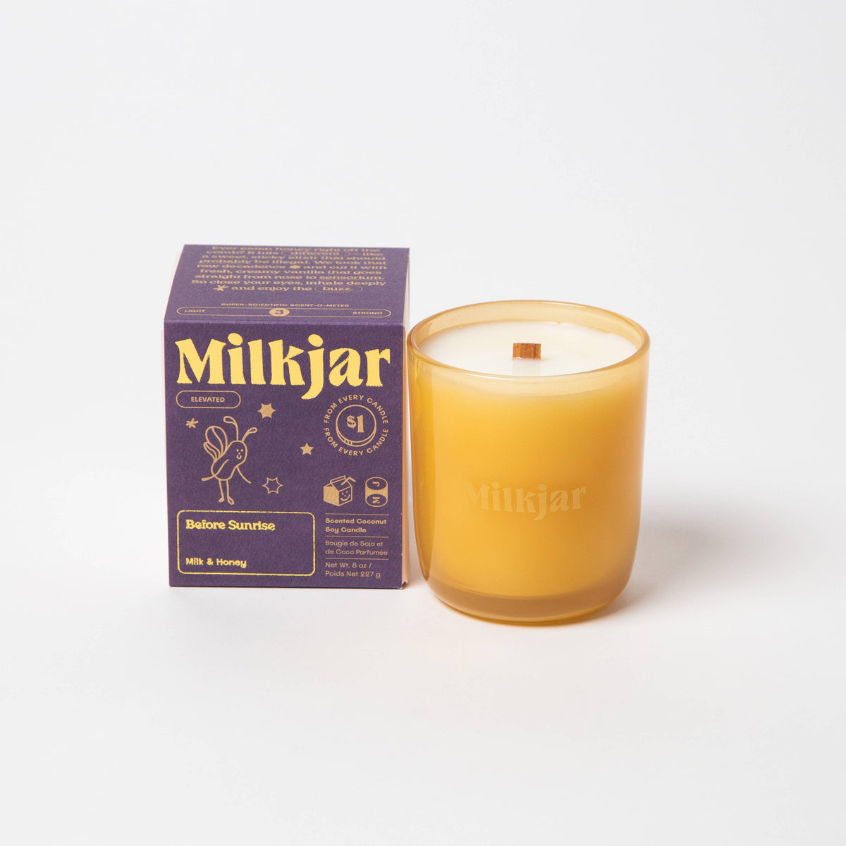 Before Sunrise - Milk &amp; Honey Coconut Soy 8oz Candle