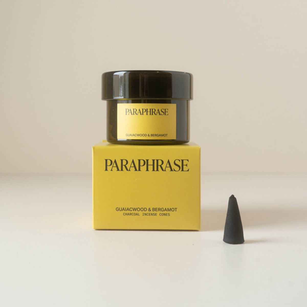 GUAIACWOOD & BERGAMOT INCENSE CONES