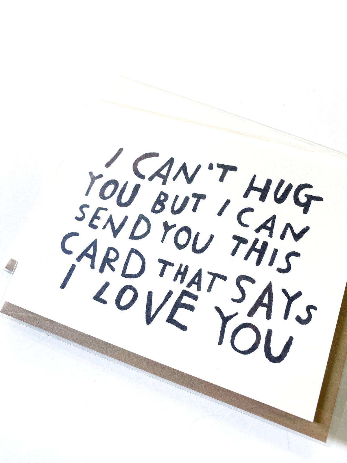 CAN’T HUG YOU Greeting Card