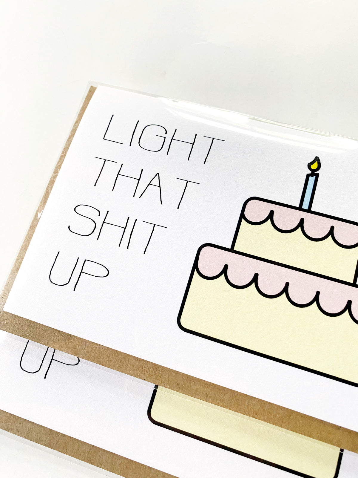 Light that Shit Up Funny Birthday Card