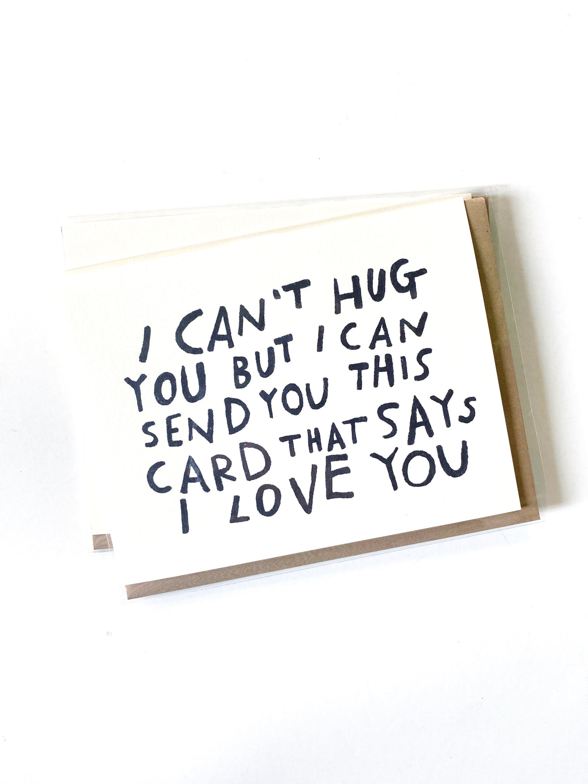 CAN’T HUG YOU Greeting Card