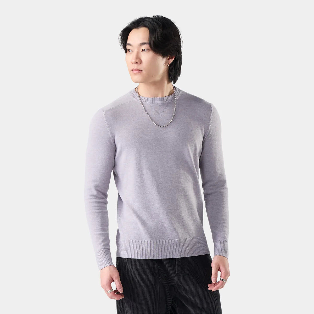 M’s Sparwood Crew Sweater - Purple Storm (F26)