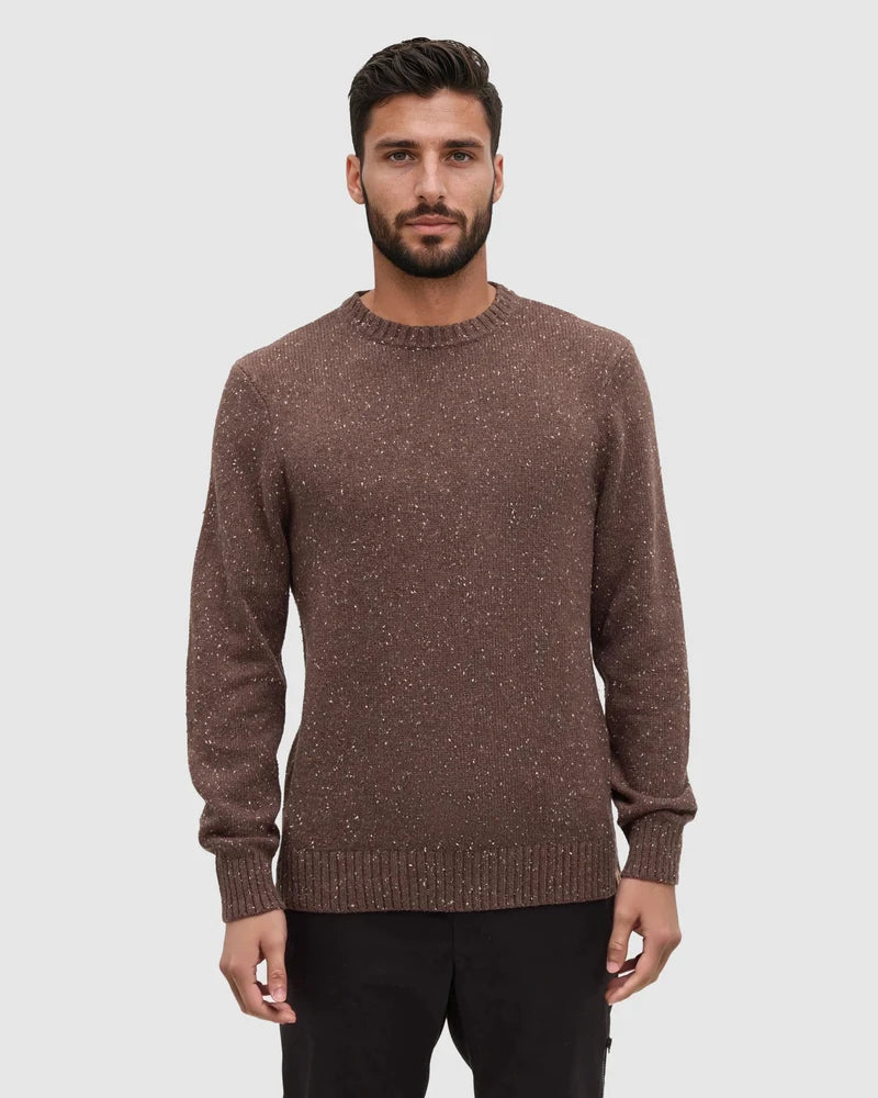 Rambler Fleck Sweater - Cedar Bark Fleck (F26)