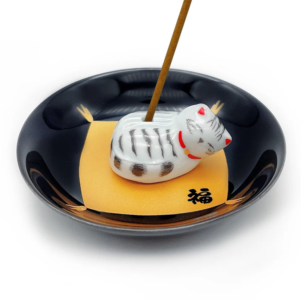 Cat (Gray Tiger) Incense Burner