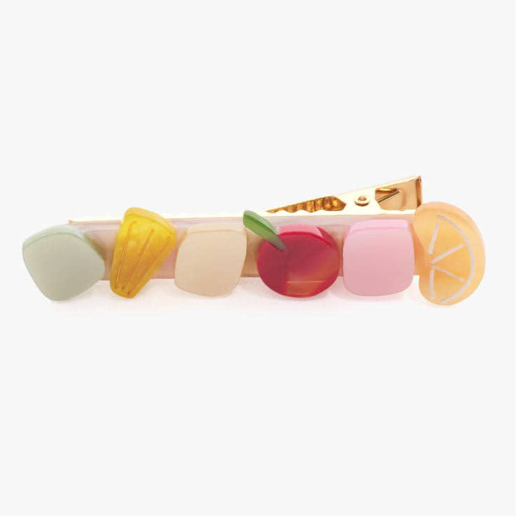 Ambrosia Fruit Salad Alligator Acetate Hair Clip Accessory