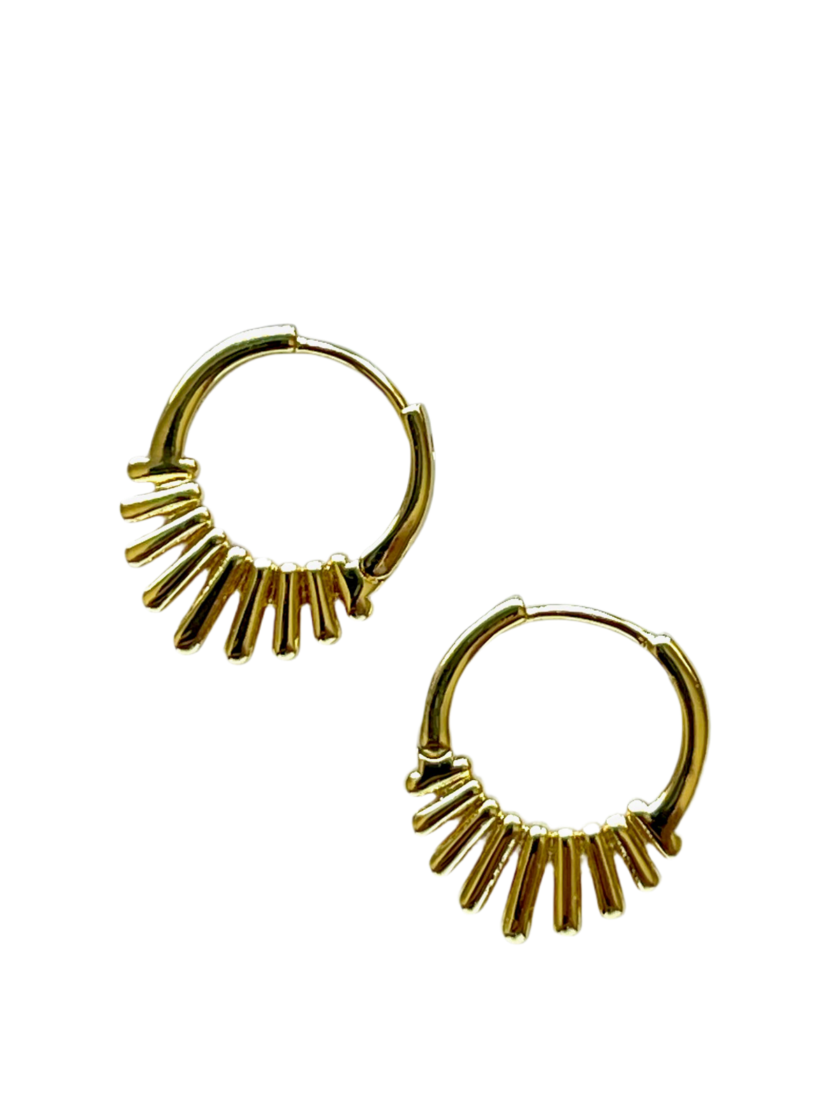 Nova Starburst Huggie Earring Pair